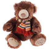 👉 Knuffelbeer bruin pluche Jemini Met Sjaal 30 Cm 8719817347377