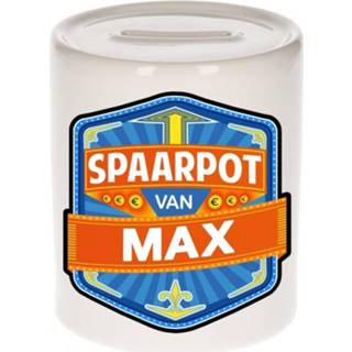 👉 Spaarpot keramiek multikleur kinderen Kinder Voor Max - Naam Spaarpotten 8719538344747