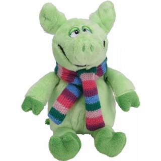 Sjaal groen pluche Tender Toys Knuffelvarken Met 19 Cm 8719817349982
