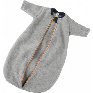👉 Grijs uniseks baby's kinderen Engel - Baby-Schlafsack Fleece L/S mit Reißverschluss Kinderslaapzak maat 62/68, 4046304245958