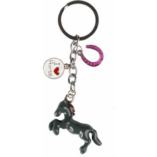 👉 Sleutelhanger groen Red Horse Pony 8 Cm 8718675186203