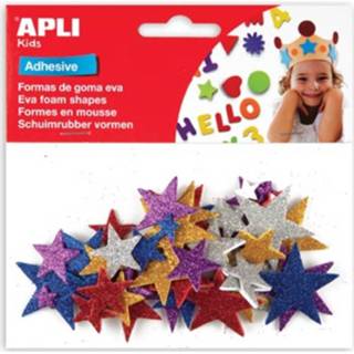 👉 Apli Kids zelfklevende glitter sterren, blister met 50 stuks