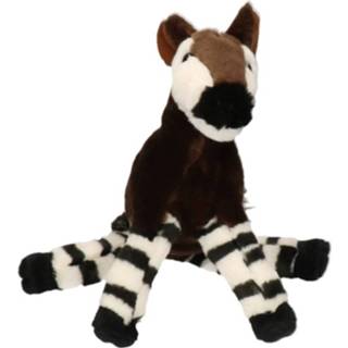 👉 Okapi knuffel bruine pluche bruin kinderen 18 Cm - Afrikaanse Zoogdieren Knuffels Speelgoed Voor 8719538982710