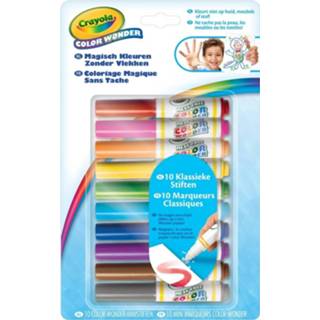 👉 Multikleur Crayola Color Wonder Mini-viltstiften Junior 10-delig 71662125714
