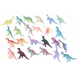 👉 Dinosaurus plastic kunststof multikleur Dinosaurussen 24 Stuks 8719538727090