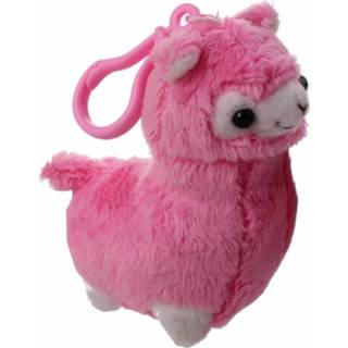 👉 Sleutelhanger roze Kamparo Pluchen Alpaca 10 Cm Junior 8719817302666