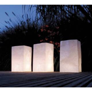 👉 Papier wit 5x Candle Bags Set Blanco 26 Cm 8718758504559