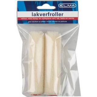 👉 Velours wit Elma Lakverfroller 10cm 2-stuks 8712817001423