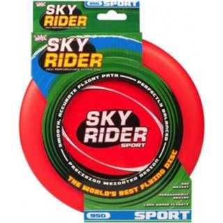 👉 Frisbee rood kunststof Wicked Sky Rider Sport 95 Gram 22 Cm 8719817470686