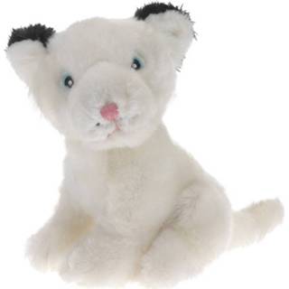 👉 Knuffel wit pluche Tender Toys Lynx 30 Cm 8719817350469