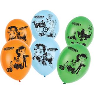 👉 Ballon multicolor multikleur Ballonnen Rusty Rivets 28 Cm 6 Stuks 192937007570