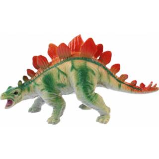 👉 Dinosaurus groen oranje kunststof Johntoy Animal World Miragaia 16 Cm Groen/oranje 8719817276417