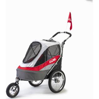 👉 Rood wit InnoPet Sporty Dog Trailer DeLuxe Red 