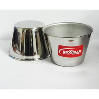 👉 Timbaal RVS wit Timbaaltje - 7cm X 5.5cm Inoxibar 8711733140438