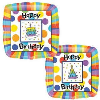 👉 Folieballon multikleur Hb 45cm 26635150675