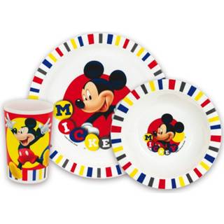👉 Melamine kinderen Kinder Ontbijt Set Mickey Mouse 8719538651487