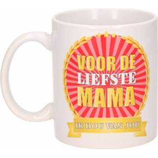 👉 Beker keramisch multikleur Voor De Liefste Mama Mok / 300 Ml 8719538158221