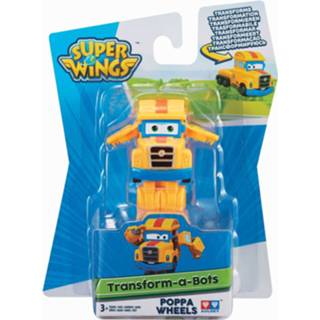 👉 Kunststof blauw Super Wings Poppa Transform-a-bots 6911400363456