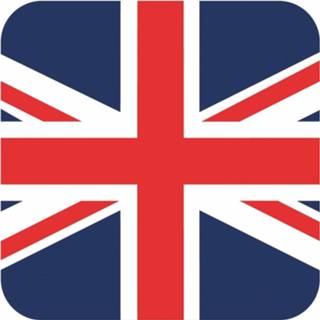 👉 Bierviltje papier groot multikleur Bierviltjes Brittannie Vlag Vierkant 15 St 8719538080027
