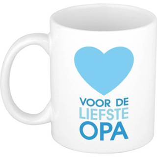 👉 Beker keramisch blauw senioren Grootvader Verjaardag Cadeau Mok / - Voor De Liefste Opa 300 Ml 8719538493988