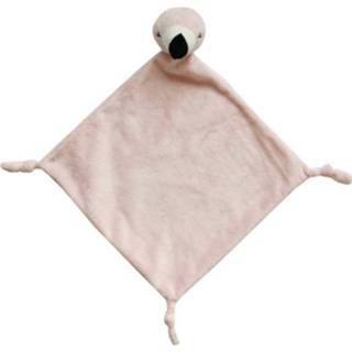 👉 Knuffeldoek roze pluche Knuffeldoekje Tuttel Flamingo 8719538733978