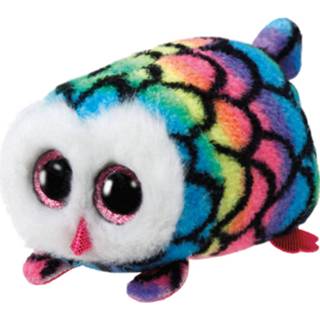 👉 Knuffel pluche wit Ty Teeny Uil Hootie - 10 Cm 8421412464