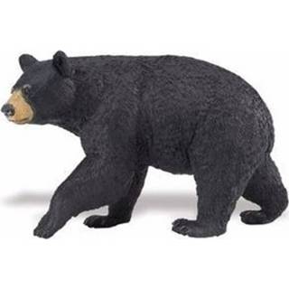 👉 Plastic speelgoed figuur zwarte beer 11 cm