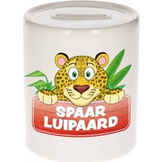 👉 Spaarpot keramiek multikleur kinderen Kinder Met Spaar Luipaard Opdruk - Luipaarden Spaarpotten 8719538336193
