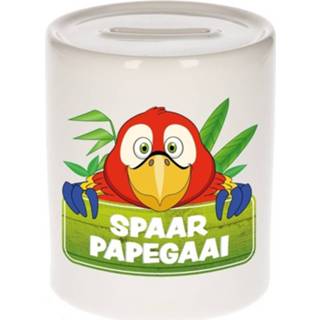 👉 Spaarpot keramiek multikleur kinderen Kinder Met Spaar Papegaai Opdruk - Papegaaien Spaarpotten 8719538336117