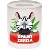 👉 Spaarpot keramiek multikleur kinderen Kinder Met Spaar Zebra Opdruk - Spaarpotten 8719538335967