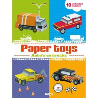 👉 Auto's En Vrachtwagens - Paper Toys 9789463077606