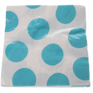 👉 Servet blauw papier Tom Servetten 33 X Cm 20 Stuks 8718807826977