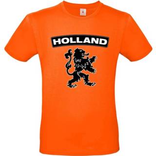 👉 Oranje Holland Shirt Met Zwarte Leeuw Gr