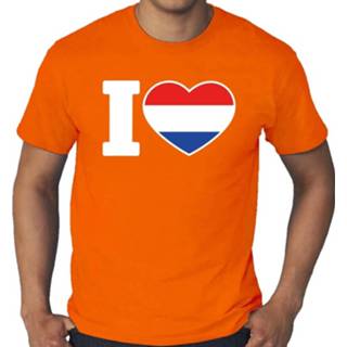 👉 Oranje I Love Holland Grote Maten Shirt