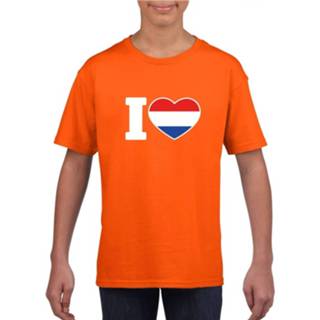 👉 Oranje I Love Holland Supporter Shirt Ki
