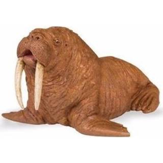 👉 Plastic kunststof bruin Walrus 12 Cm 8719538237414