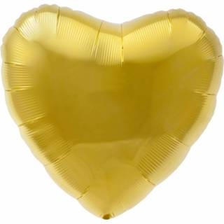 👉 Folie gouden goudkleurig Ballon Hart 8718758975960