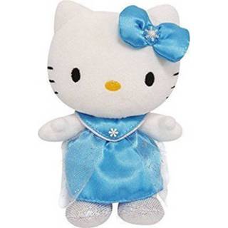 👉 Knuffel blauw pluche meisjes Jemini Hello Kitty Princess 17 Cm 3298060228886