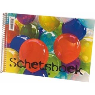 Schetsboek wit papier 2x Stuks Schetsboeken Tekenpapier A4 8719538619739