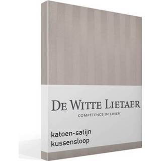 👉 Kussenslop witte Katoen Satijn multikleur De Lietaer Zygo Kussensloop - 100% Katoen-satijn 60x60 Cm Atmosphere 5410156511384