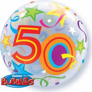 👉 Folie multikleur Ballon 50 Jaar 56 Cm 8718758685920