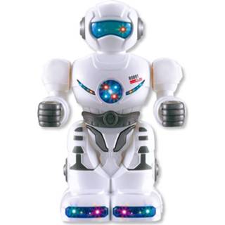 👉 Wit Jonotoys Robot Met Licht En Geluid 18 Cm 8718481287781