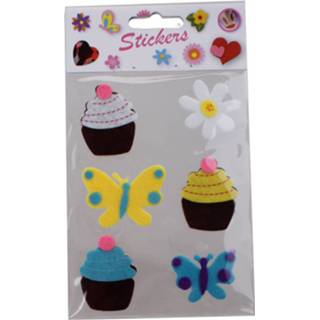 👉 Cupcake Slammer Stickers Cupcakes 6 Stuks 8719817221769