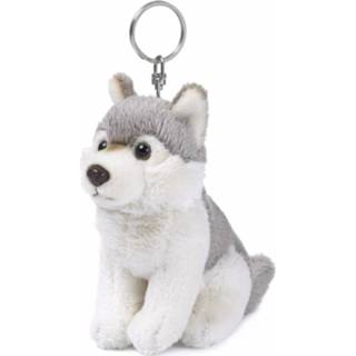 👉 Sleutelhanger pluche Wnf Husky Hond 10 Cm 8719538163232