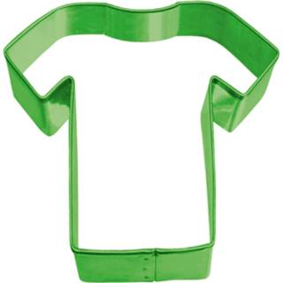 👉 Uitsteekvorm groen kunststof Amscan Voetbalshirt Junior 5,7 X 6,1 Cm 13051800710