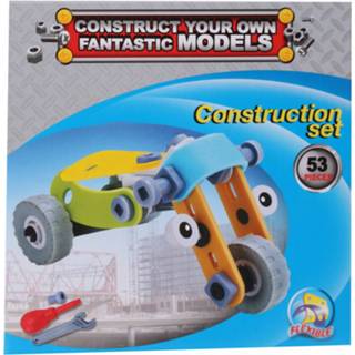 👉 Constructieset Free And Easy Driewieler 53-delig 8719817331628