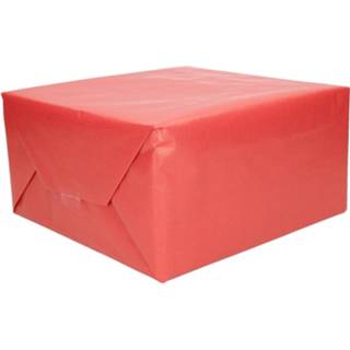 Inpakpapier rood papier Rollen Kraft - 200 X 70 Cm Kadopapier / Cadeaupapier Boeken Kaften 8719538134959