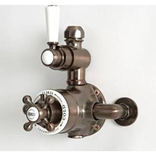 👉 Douchekraan Thermostatisch Opbouw 1-Weg  Klassiek Olie Gewreven Brons | Elizabeth