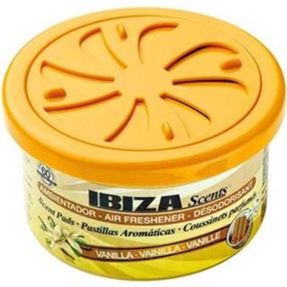 👉 Luchtverfrisser geel Ibiza Scents Blikje Vanille 8424332898166