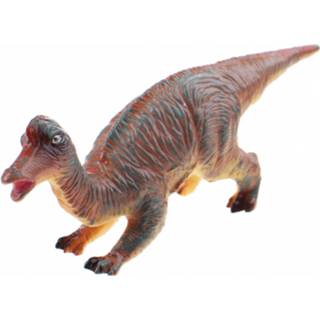 👉 Groen oranje kunststof Johntoy Animal World Hypacrosaurus 28 Cm Groen/oranje 8719817006830